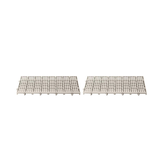 Kit Estrado Piso Plástico (2 Un) 2,5x25x50 Natural - Della Plast