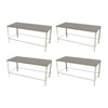 Kit - 4 Mesa Panificadora Desmontável 800x870x1900 Mbr-018 - Braesi