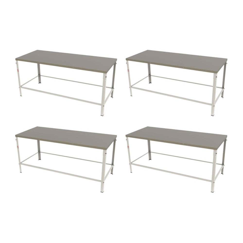 Kit 4 Mesas Bancadas De Apoio Desmontável 80x87x190cm MBR018 – Braesi