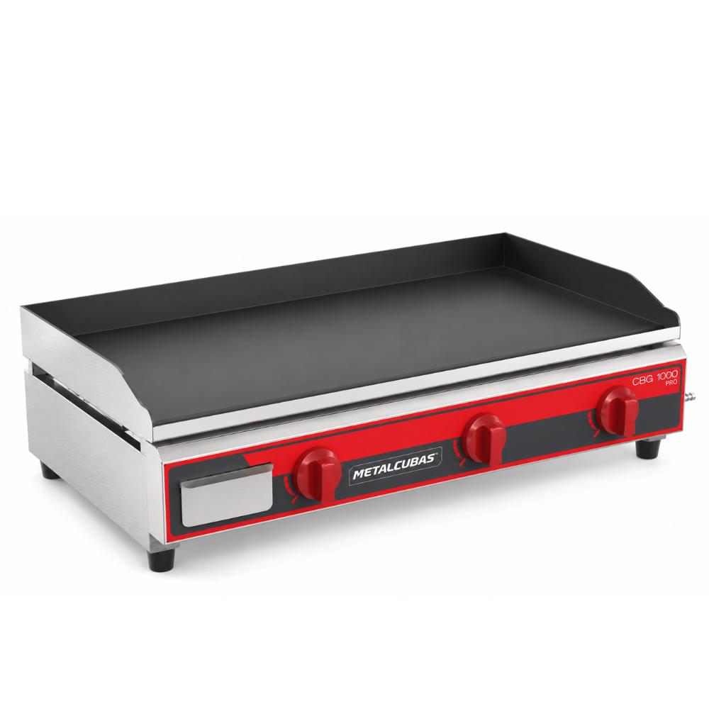 Chapa Lanche Bifeteira a Gás 100 cm Profissional CBG 1000 Pro - Metalcubas 10348