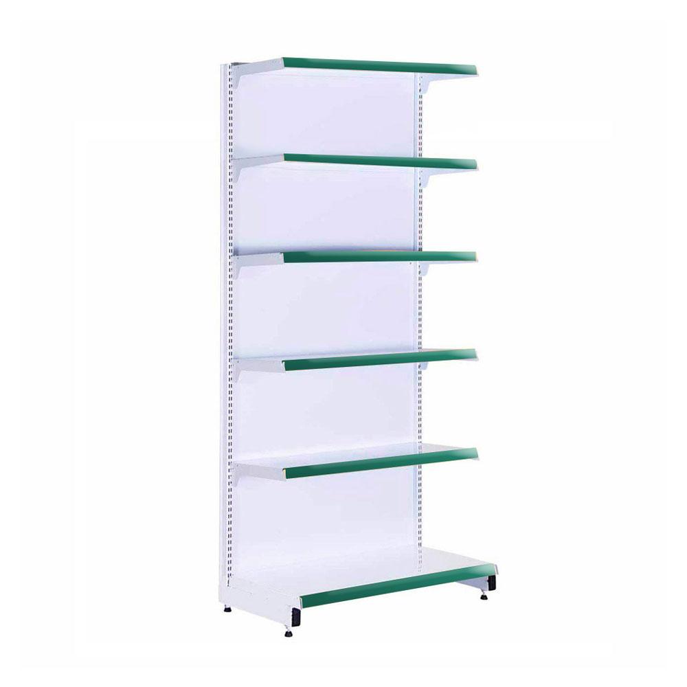 Gôndola Prateleira New Plus 2,00 Parede Inicial GPI - Sa Gôndolas Porta Etiquetas Verde