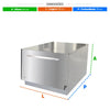 Forno A Gás Natural Profissional Porta Inox 90l F70i Para Fogão Maxi - Venâncio 33306
