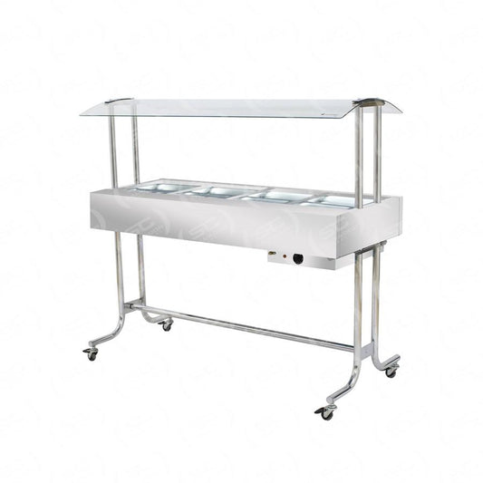 Buffet Estufa Aquecimento Carro Self Service Térmico 8 cubas Banho Maria 1/2 GN Ea8m – Venâncio