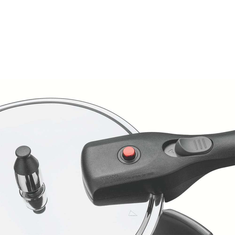 Panela De Pressão 6,0L Aço Inox Fundo Triplo Brava - Tramontina 62416220