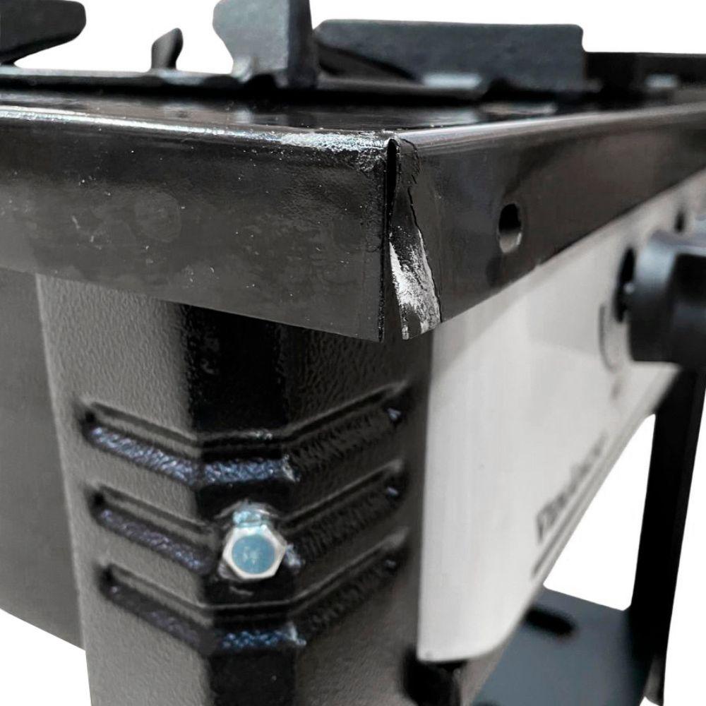 SEMINOVO - Fogão Industrial 2 Bocas Duplas a Gás Branco com Forno Azul Bravo BR2BF – Venâncio