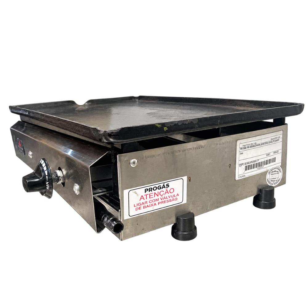 Seminovo - Chapa Bifeteira a Gás - PR450G Inox Progas