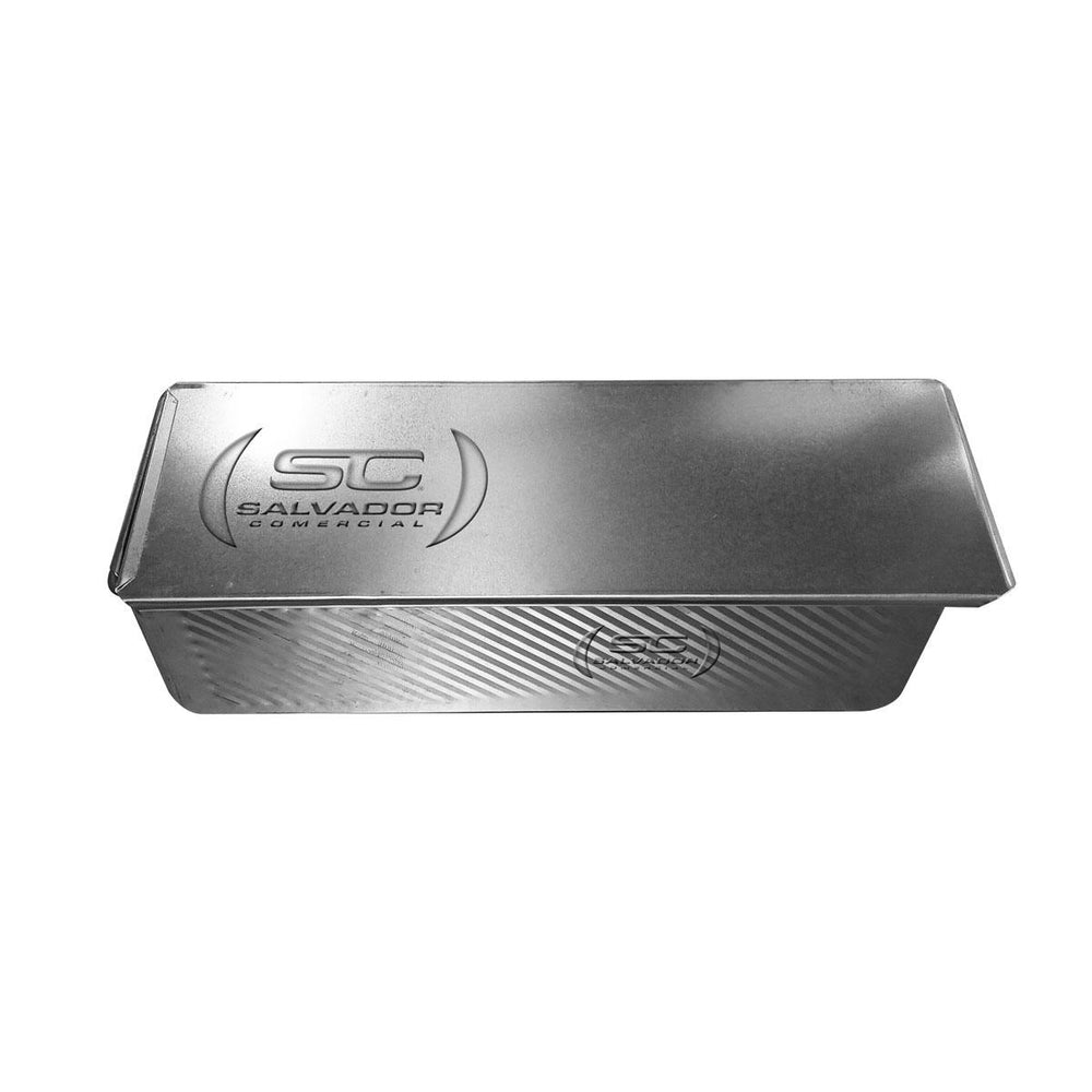Forma Para Pão 30x10x10cm Alumínio Estampada Com Tampa - Imeca