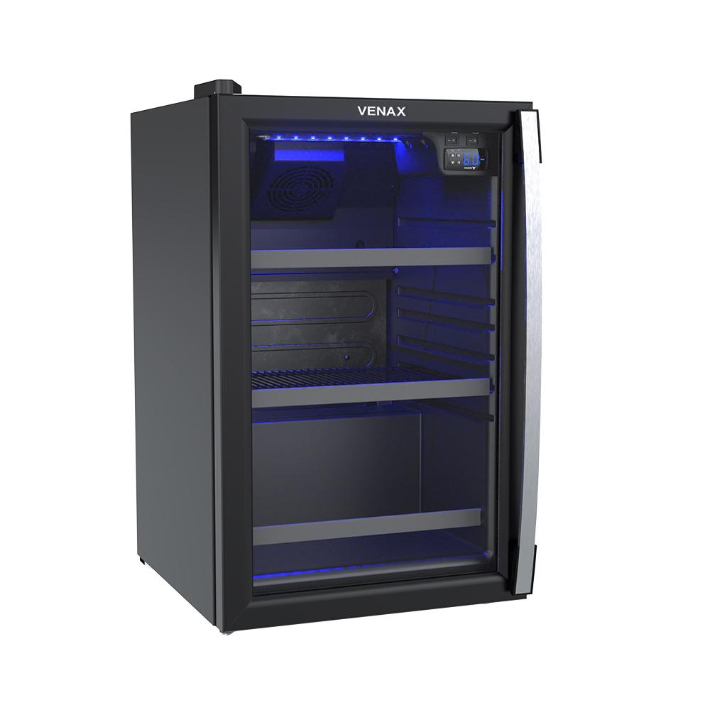 Cervejeira Expositora 100L Blue Light Porta De Vidro Invertida EXPVQBL100PI 127V - Venax