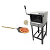 Forno Industrial a Gás Lastro Inox Fir80g Venâncio Com pá Para Pizza Tramontina e Kit Gás