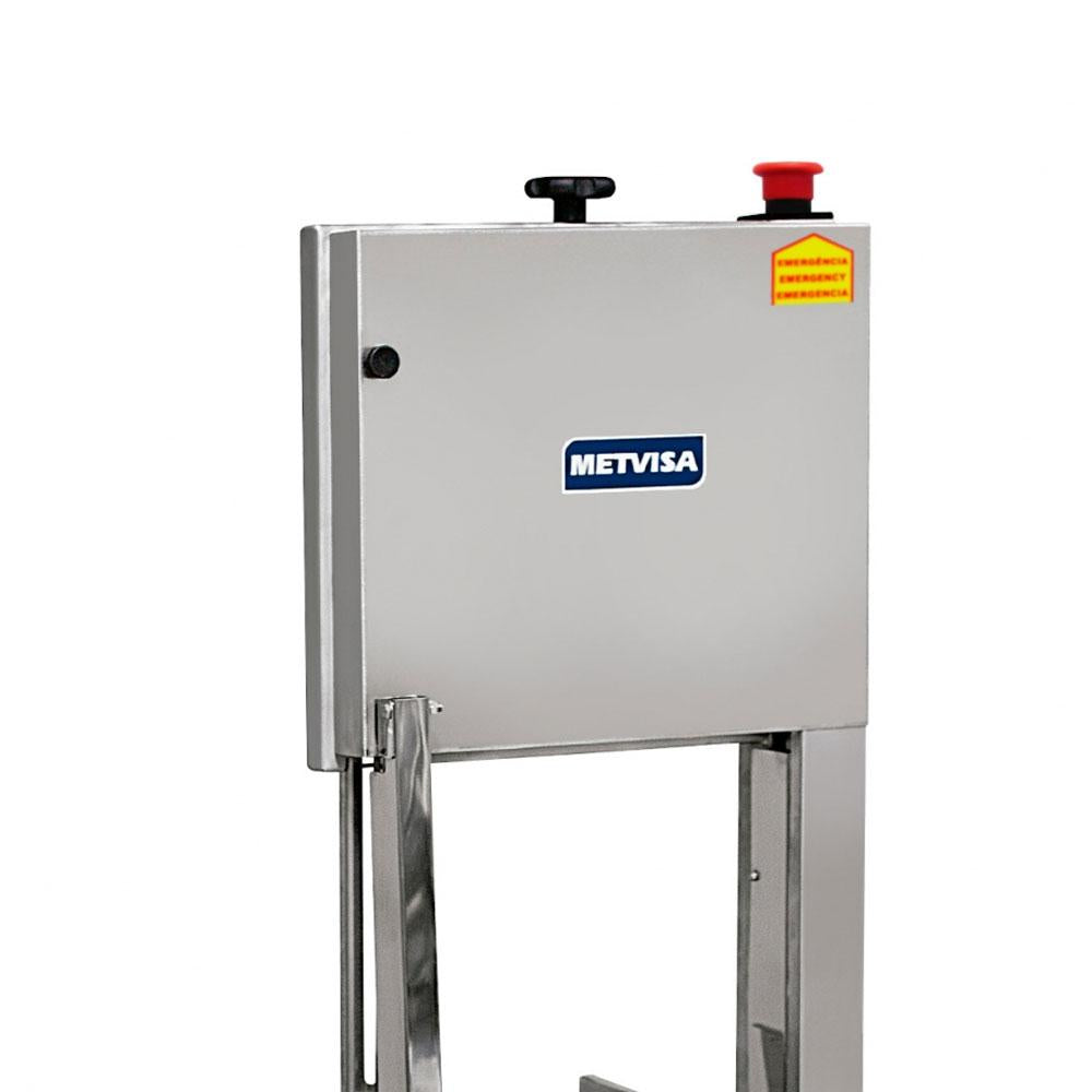 Serra Fita Profissional Para Açougue Coluna Pintada 1 CV 2,82m SFGP 220V - Metvisa