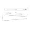 Pegador Manuseador de Carne em Cabo de Madeira Linha Churrasco 37 cm PMC3 - Tramontina