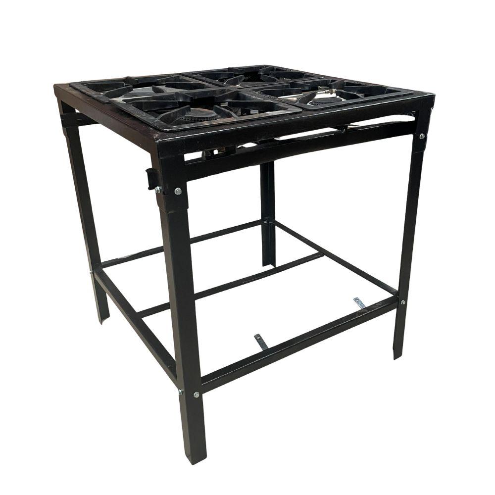 SEMINOVO - Fogão 4 Bocas 2 Duplas e 2 Simples Queimadores Ferro Fundido Baixa Pressão PMSD-42 G2 - Progás