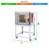 Forno Turbo Elétrico Industrial 5 Esteiras 336 Litros Alta Produção Monofásico FTE150 220V - Gpaniz