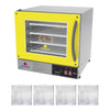 Kit - Forno Turbo Prp-004 Plus Digital 220v Amarelo + 4 Assadeiras - Progás