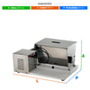 Misturador Inox 5 kg 1/3 HP Bivolt para Mistura de Carne e Temperos - Malta 3101070