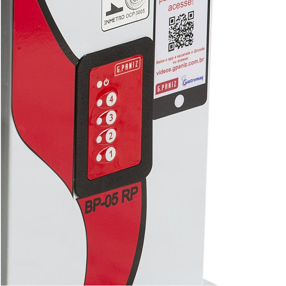 Batedeira Planetária Industrial Epóxi 5L e 4 Velocidades BP 05 RP - Gpaniz