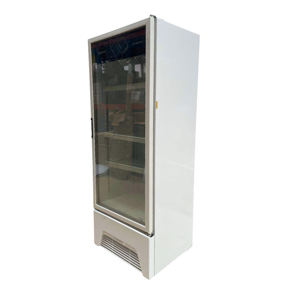 SEMINOVO - Visa Cooler Refrigerador Expositor de Bebidas Vertical 2 a 8ºc 370l VB40AL 127V Branco - Metalfrio