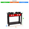Fogão Industrial 2 Bocas Bravo Vermelho Venâncio + 2 Caçarolas Tramontina Turim