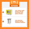 Kit - Forno Turbo Prp-004 220v Amarelo + Bancada Mes-004 - Progás