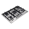 Fogão Cooktop Inox a Gás 5 Bocas 1 Dupla Ecg05 Bivolt - Eos B163916