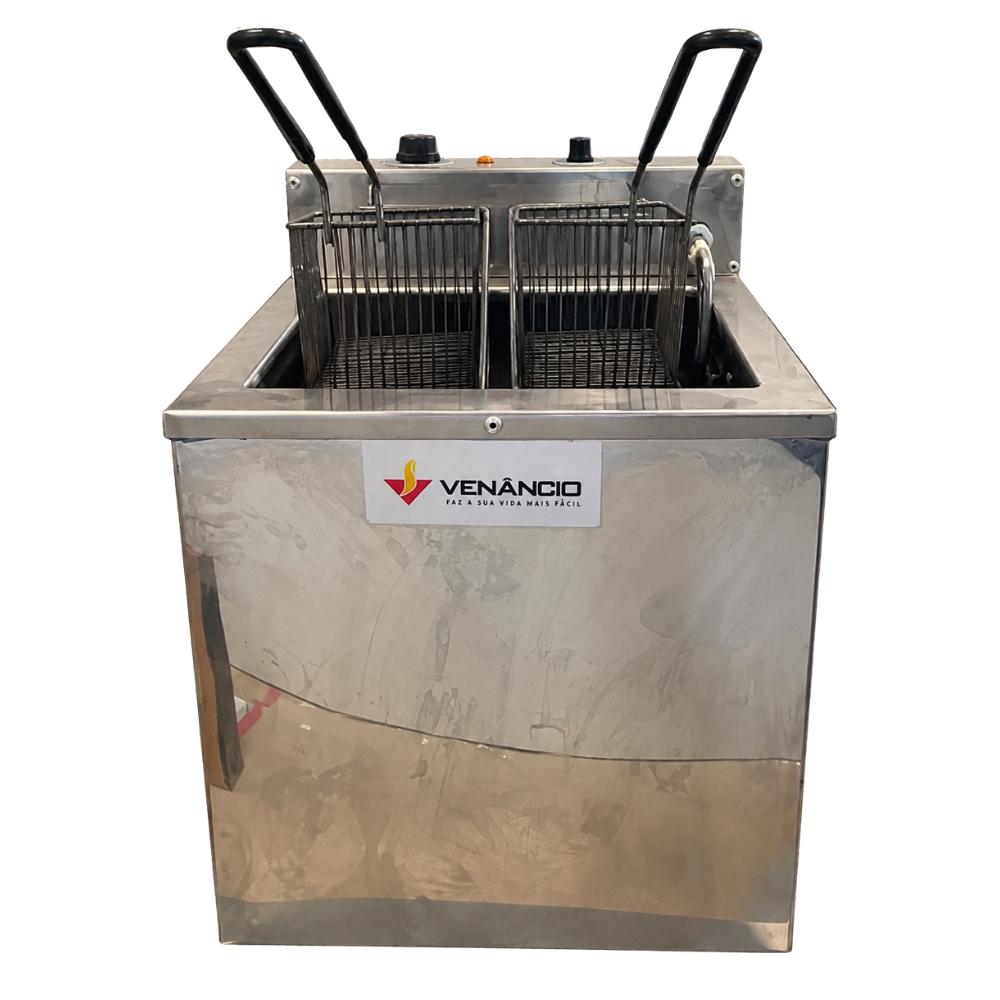 Seminovo - Fritador Elétrico Água e Óleo 23l Mesa SFAO4 - Venancio 220v 16642