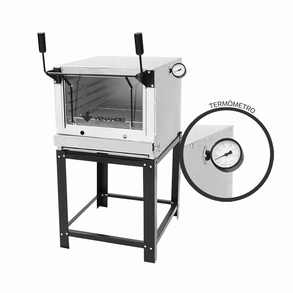 Forno Lastro Refratário Gás Industrial Roma Inox Firi60 - Venâncio