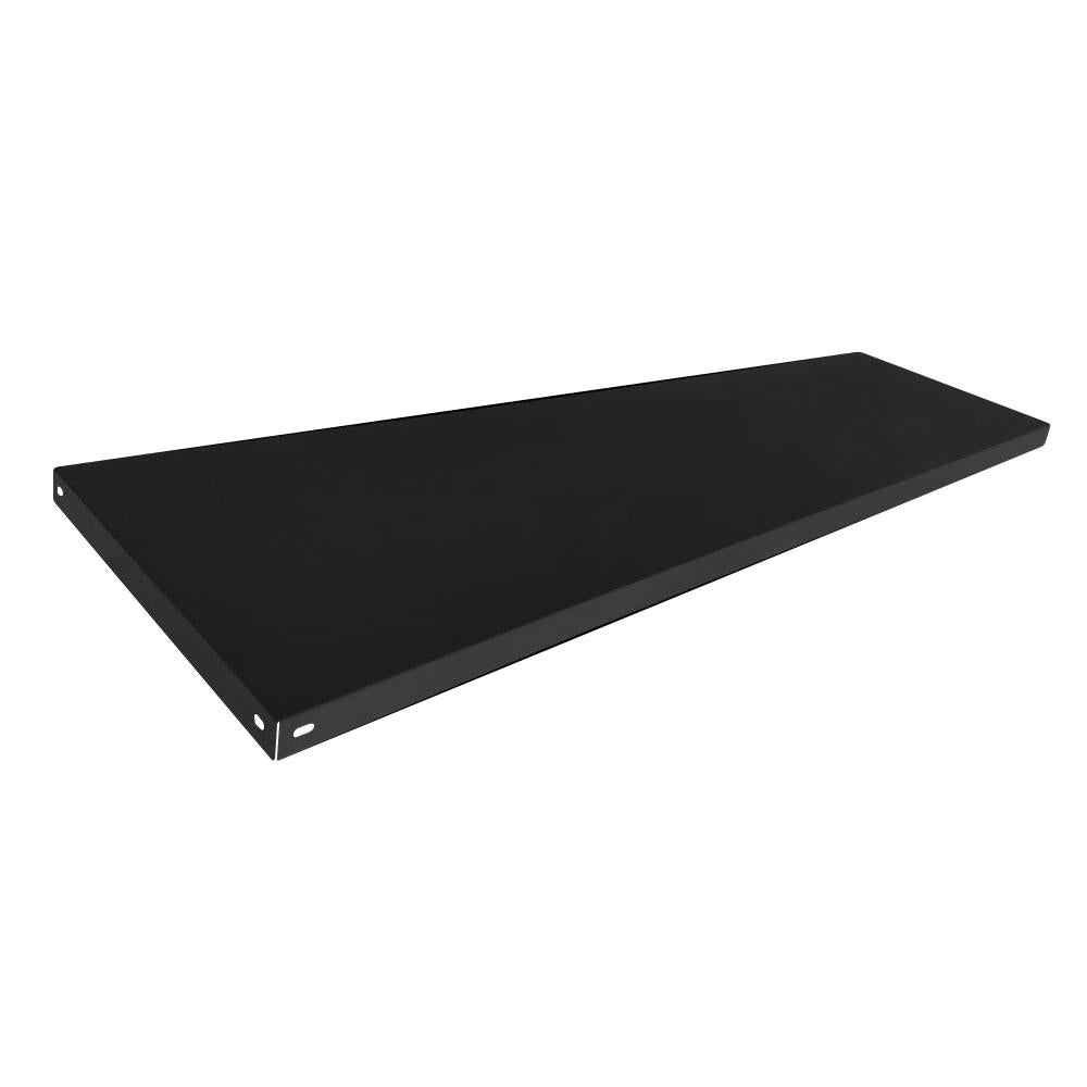 Estante Leve 6 Bandejas 30cm Com Reforço 198x92x30 #26 Preta - Sa Gôndolas