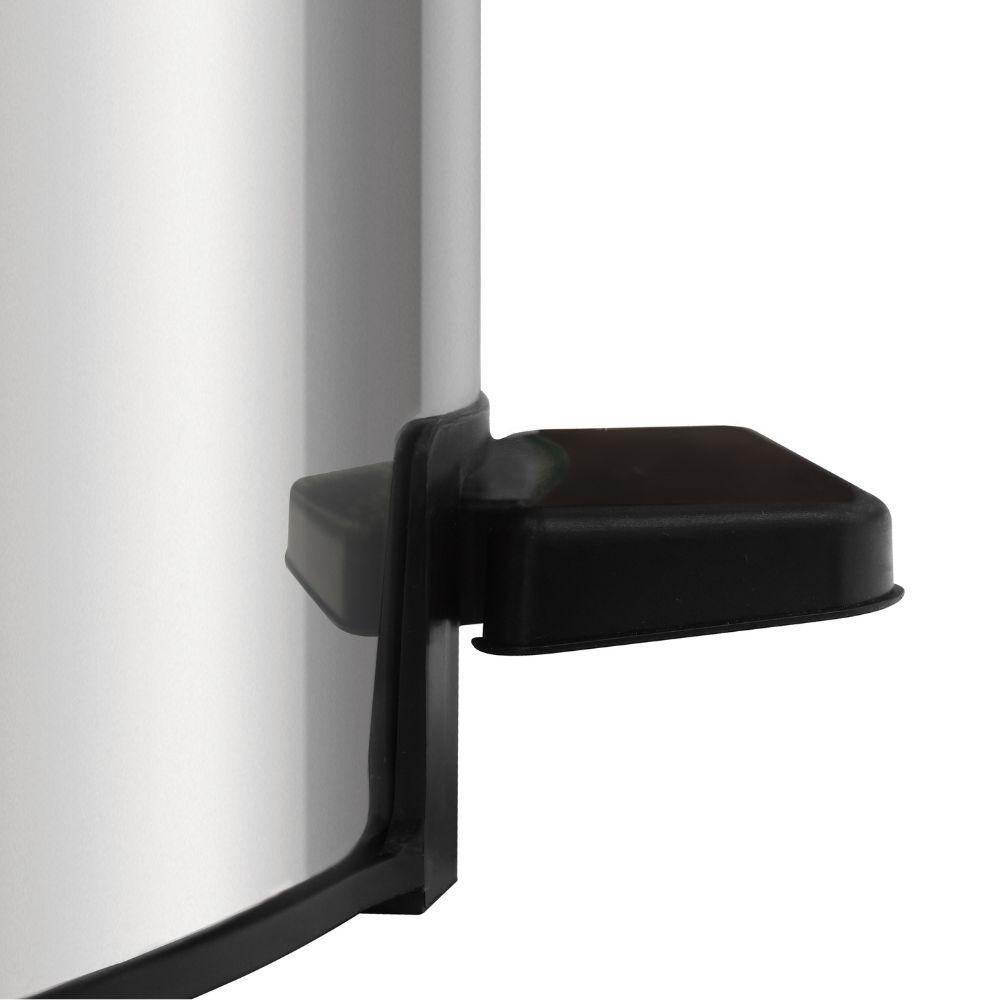 Lixeira Com Pedal Tramontina Loop Inox Acabamento Polido e Balde Interno 12L - Tramontina 94547012