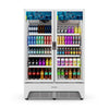 Refrigerador Expositor Vertical Bebidas Duas Portas Vidro 1164/1257l Vbm3al Optima Branca 220v - Metalfrio