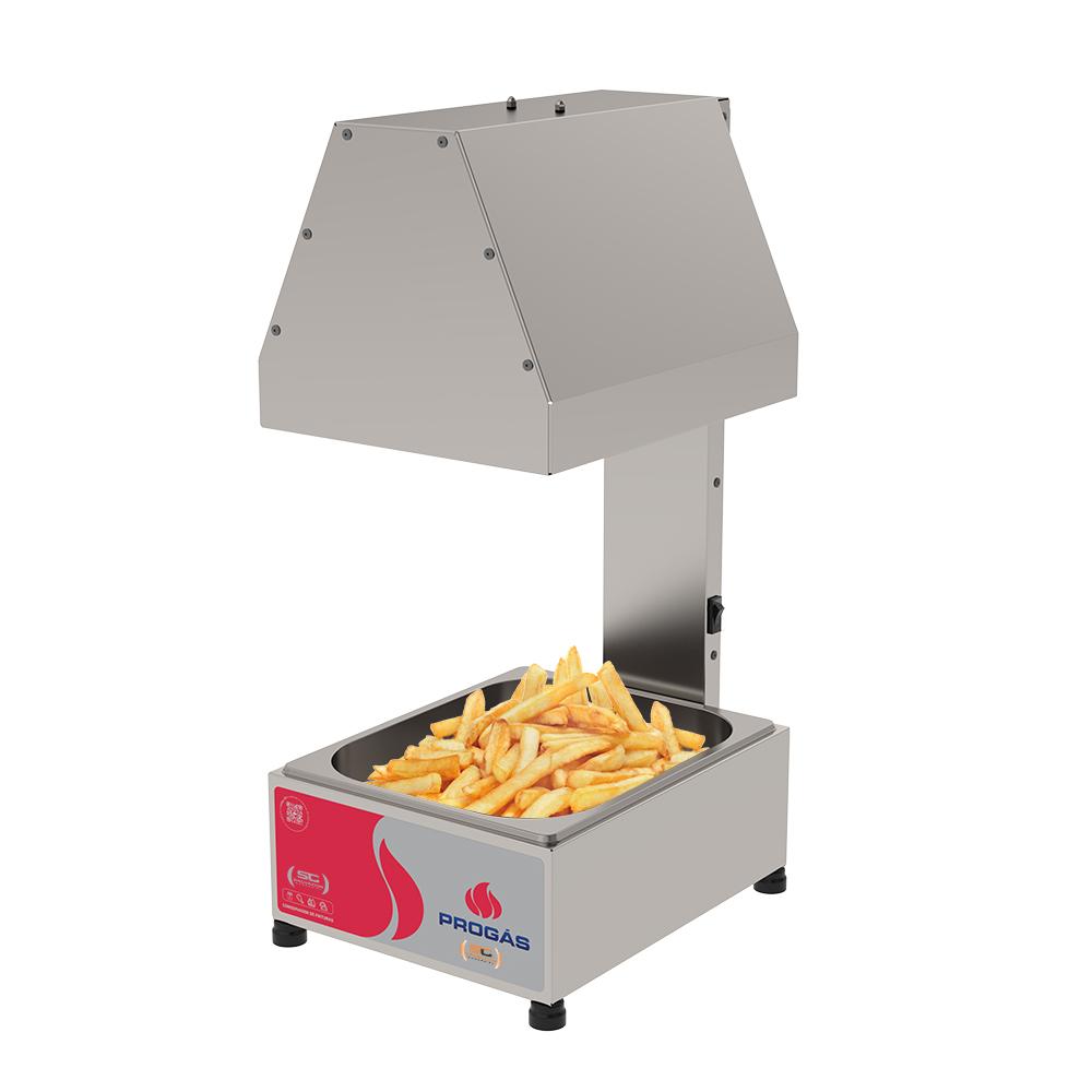 Conservador de Frituras E Alimentos Profissional Inox Elétrico 1 Cuba GN PRCF-10 220V - Progás