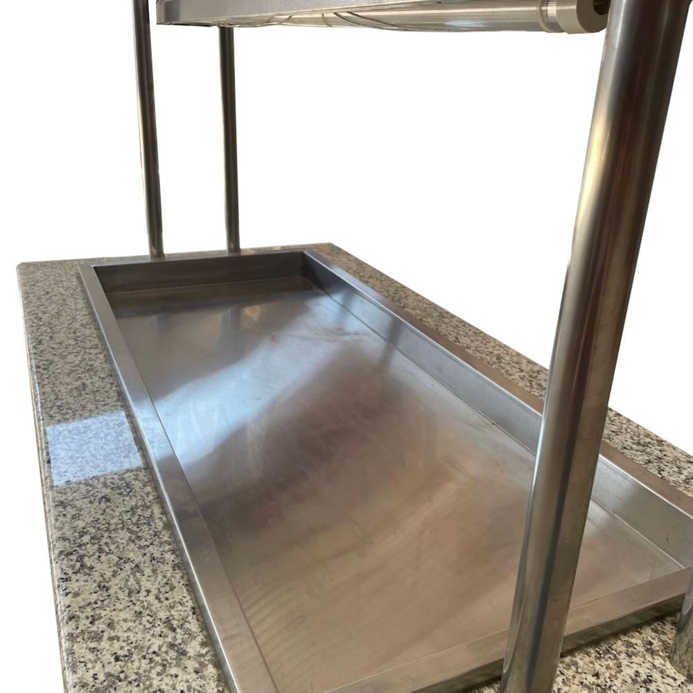 SEMINOVO - Buffet Restaurante Central Pista Fria BRCF8 (sem cubas) London 220V - Refrimate