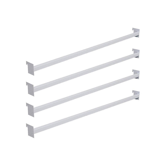 Conjunto 4 Réguas 92cm Para Gôndolas Premium Flex Branco - Amapá