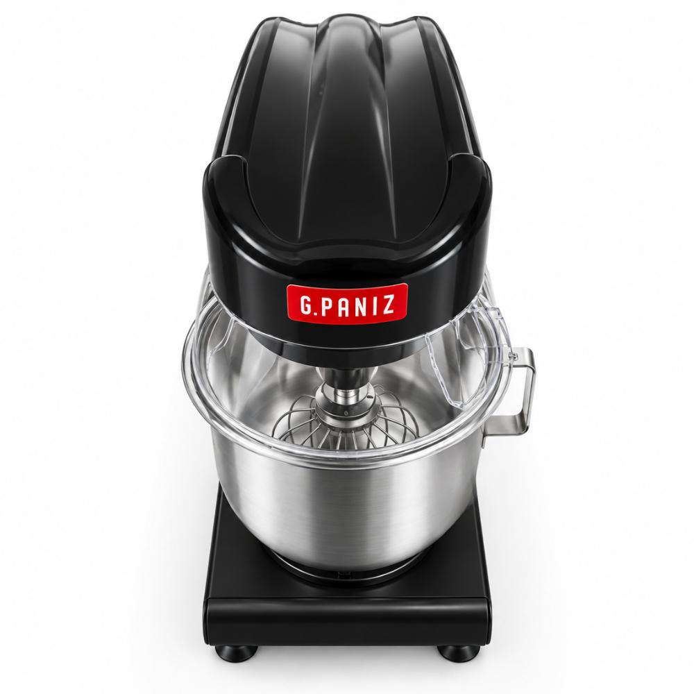 Batedeira Planetaria Digital 5 lt Inox Com Tampa Preta 5l BP-05B Bambina Bivolt - Gpaniz 36135