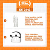 Kit - Faqueiro Premium 3 Peças + 1 Chaleira Em Aço Inox 2,1l Com Apito - Tramontina