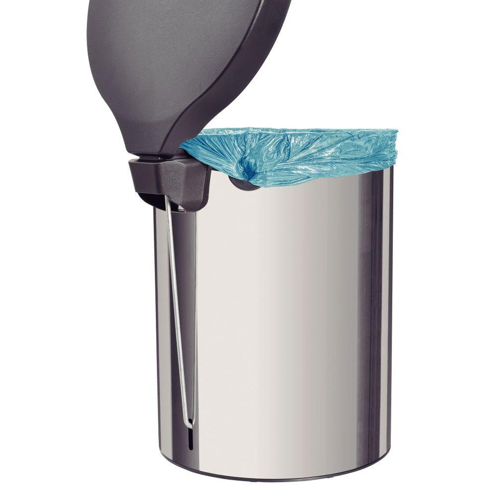 Lixeira Aço Inox Polido New Com Pedal 5 Litros Tampa Plástica - Tramontina 94538705