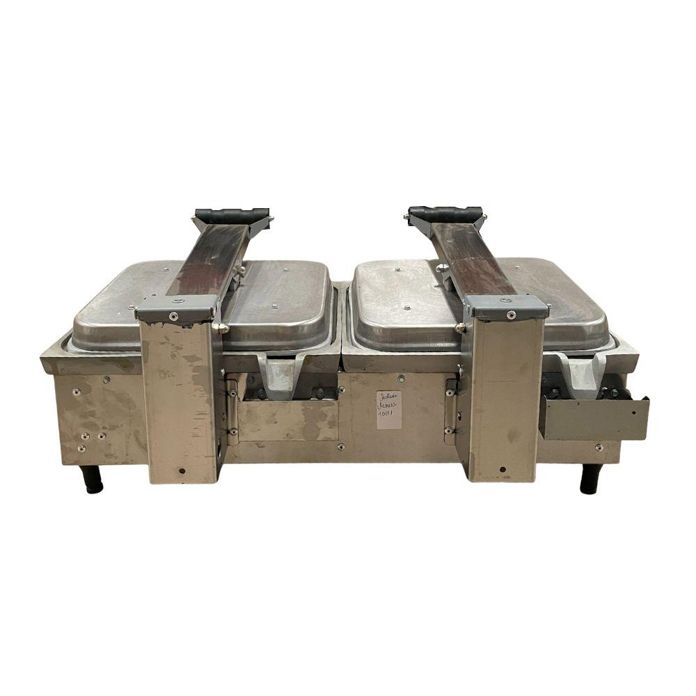 SEMINOVO - Sanduicheira Lanche Conjugada Gás 2 Prensa Chapa Lisa Alumínio SCG70A2P - Venâncio