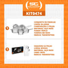 Kit - Jogo de Panelas Allegra 5 Pçs Inox + Faqueiro Inox Buzios 24pçs - Tramontina