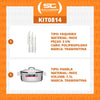 Kit Panela Aço Inox Solar 7,1 Litros + Faqueiro Premium 3 Peças - Tramontina
