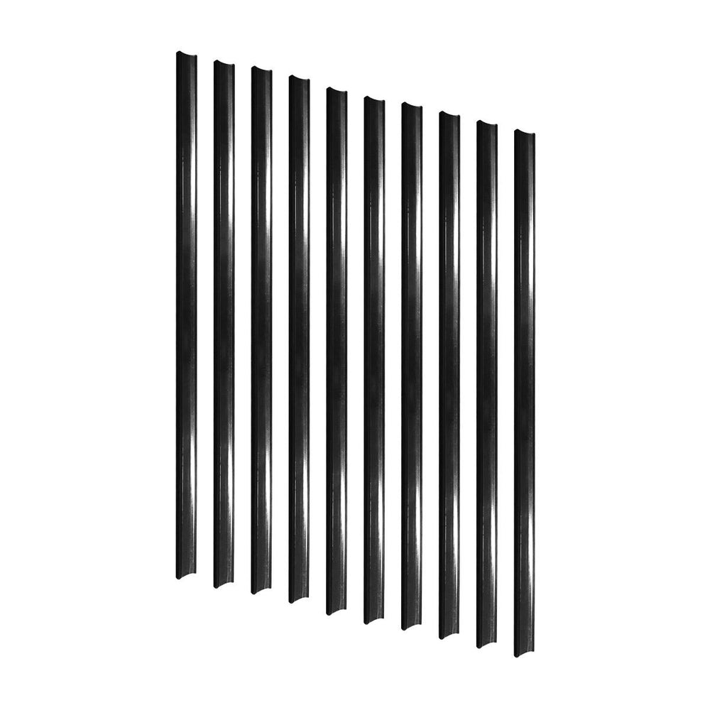 Gôndola Prateleira New Plus 1,70 Central Inicial GCI- Sa Gôndolas Porta Etiquetas Preto