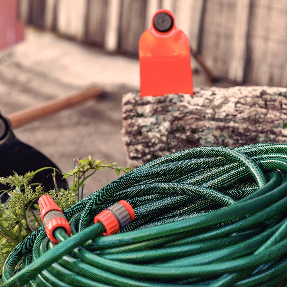 SEMINOVO - Mangueira Flex Verde em Pvc 3 Camadas 30 m Com Engate Rosqueado e Esguicho - Tramontina 79172300