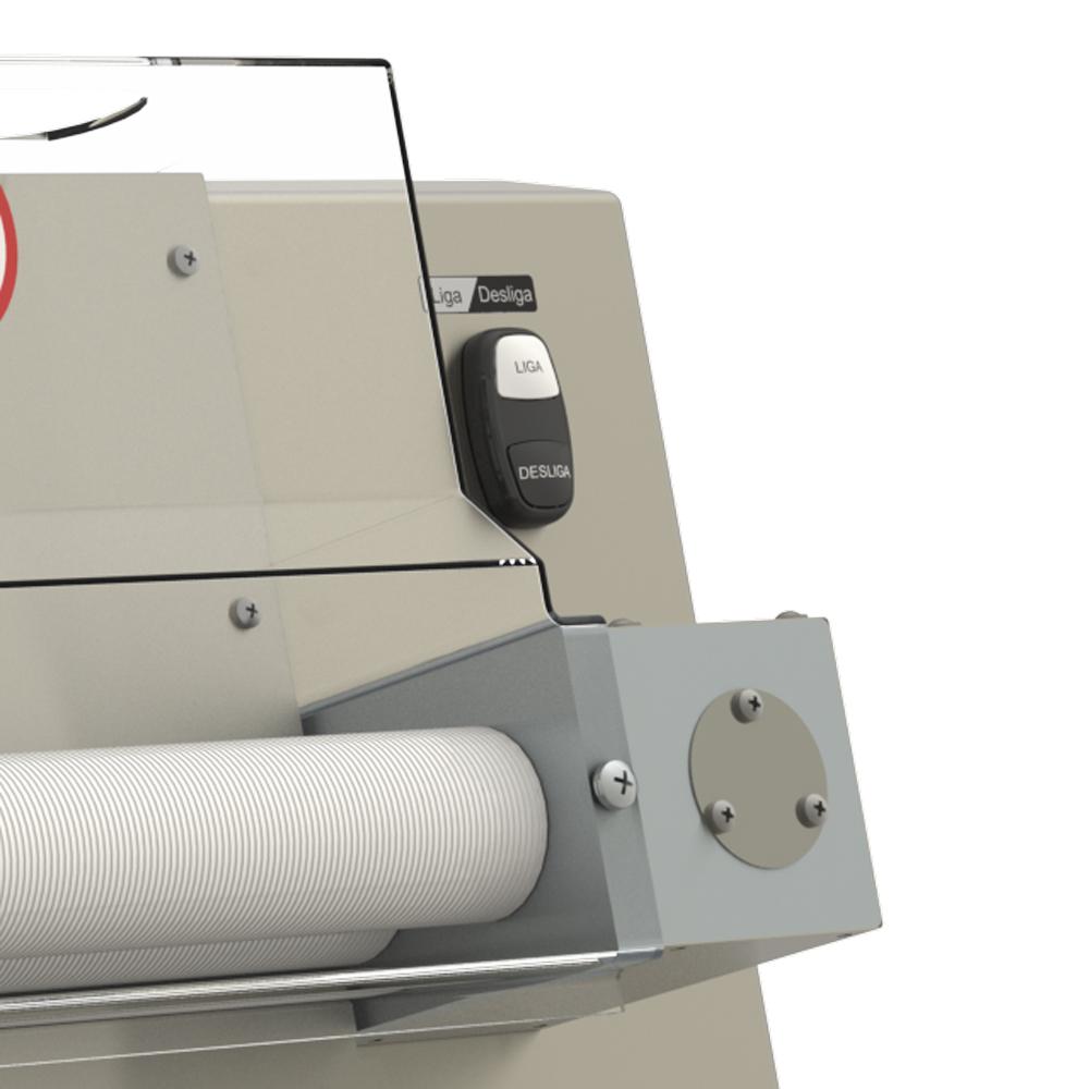 Cilindro Modeladora de Pizza Eletrônica Profissional Inox 40cm BMPZ-40 Bivolt - Braesi