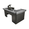 Caixa Supermercado Empacotador Preto 2m Check Out e Balança Bivolt 30kg - Urano