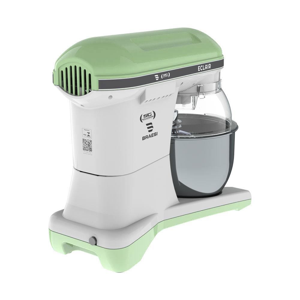Batedeira Planetária Profissional Eclair 10 Velocidades 5l 1500w Bp-500 Verde Bivolt - Braesi