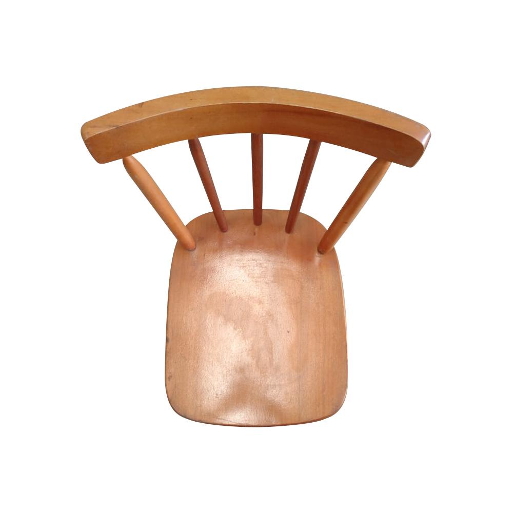 SEMINOVO - Cadeira Madeira Pés Retos Natural Sem Estofado - Disa Móveis