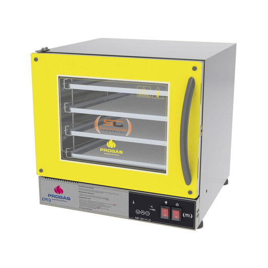 Forno Turbo Elétrico Fast Oven Prp-004 Plus Amarelo - Progas Digital 220V