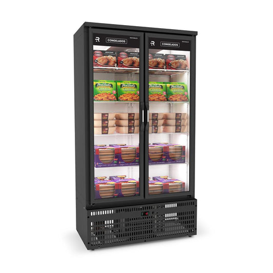 Autosserviço Congelados Porta Aquecida -18ºC ASVCG2PPB Preto/Branco 220V - Refrimate