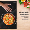 Fogão Cooktop de Indução 4 Bocas Preto 7500w Cheff Gourmet Eci04ep 220v - Eos B166390