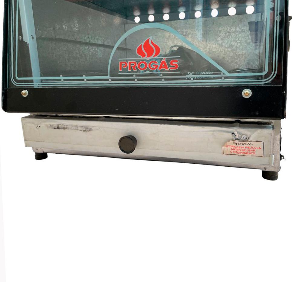 SEMINOVO - Forno Industrial Estrutura Inox Prp-600 kg Porta Vidro - Progás