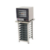 Kit - Forno Turbo Prp-004 Plus Digital 127v Preto + Bancada Mes-004 + 8 Assadeiras - Progás
