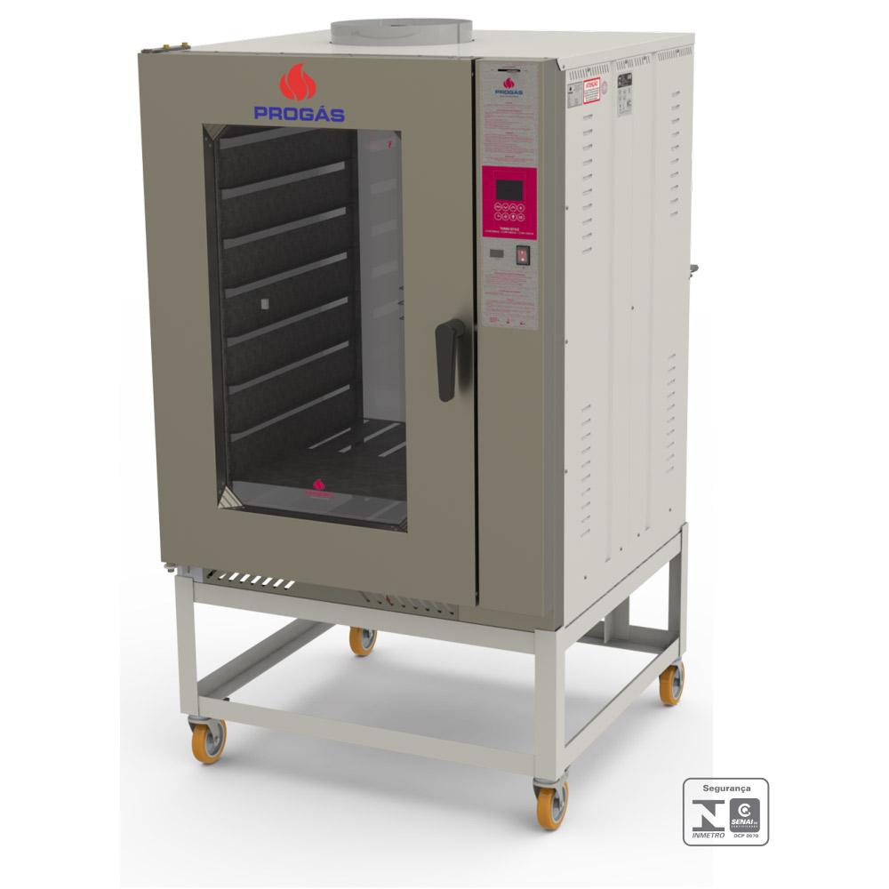 Forno Turbo á Gás capacidade 8 Esteiras 58 x 70 PRP-8000 G2 Bivolt Progás
